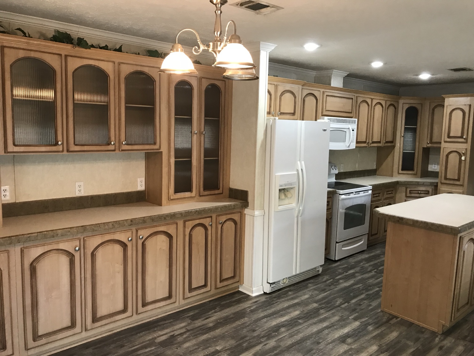 Full kitchen in furnished workforce housing