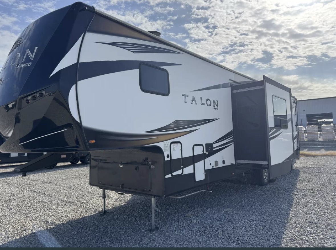 Talon fifth-wheel RV onsite accommodation